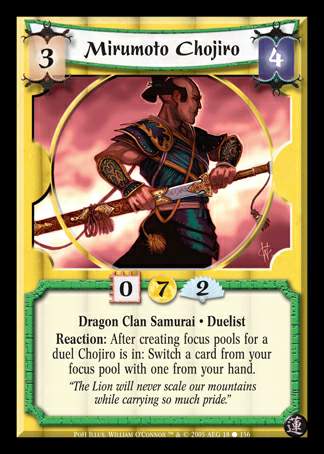 Mirumoto Chojiro by William O'Connor